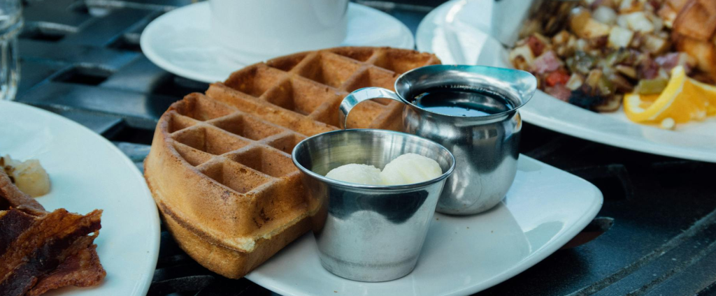 waffle with buttah